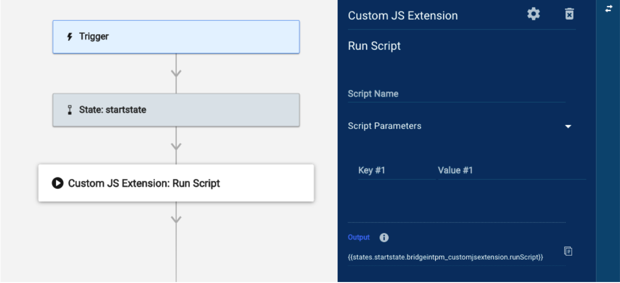 Image of the Run Script module