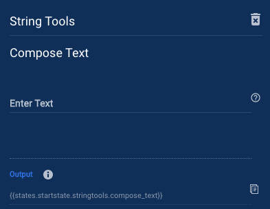 Compose Text (テキストの作成)