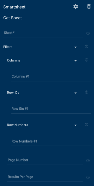 Get Sheet Smartsheet